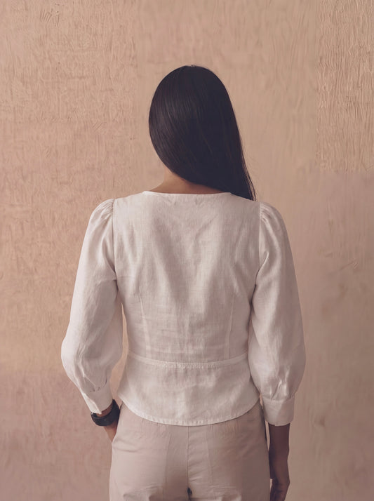 Blusa Lume blanca