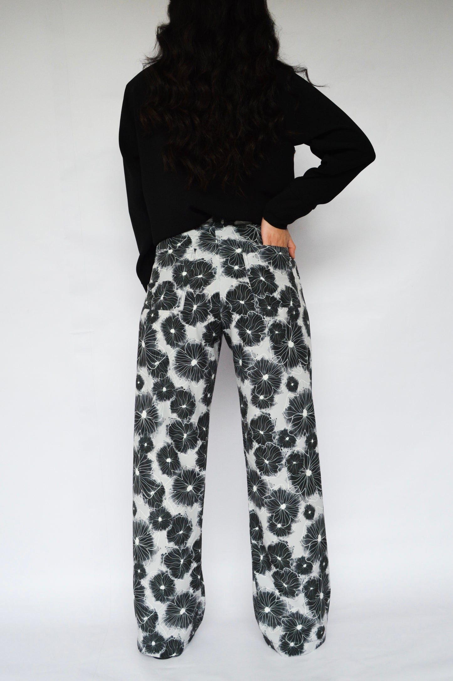 pantalón flor zinnia