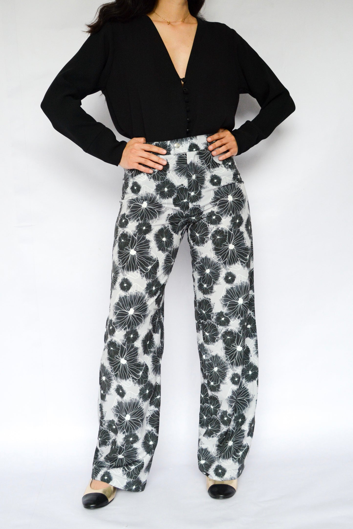 pantalón flor zinnia