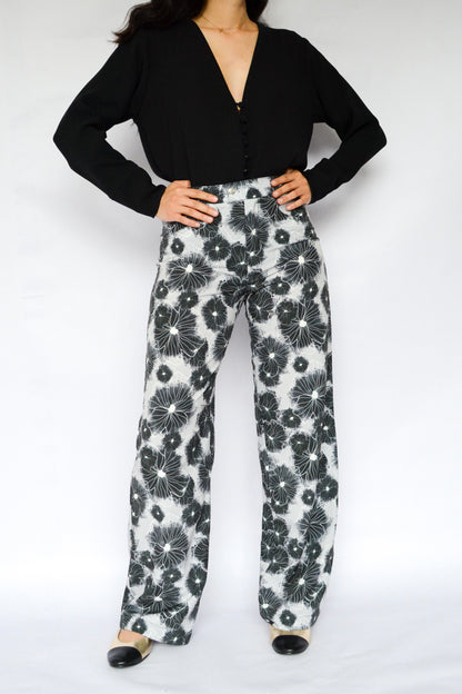 pantalón flor zinnia