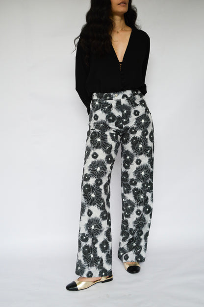 pantalón flor zinnia