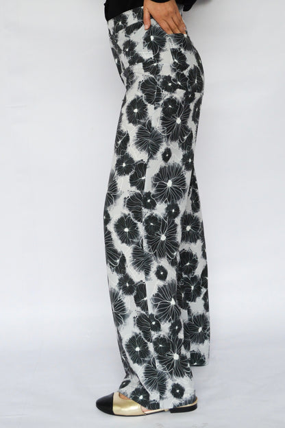 pantalón flor zinnia