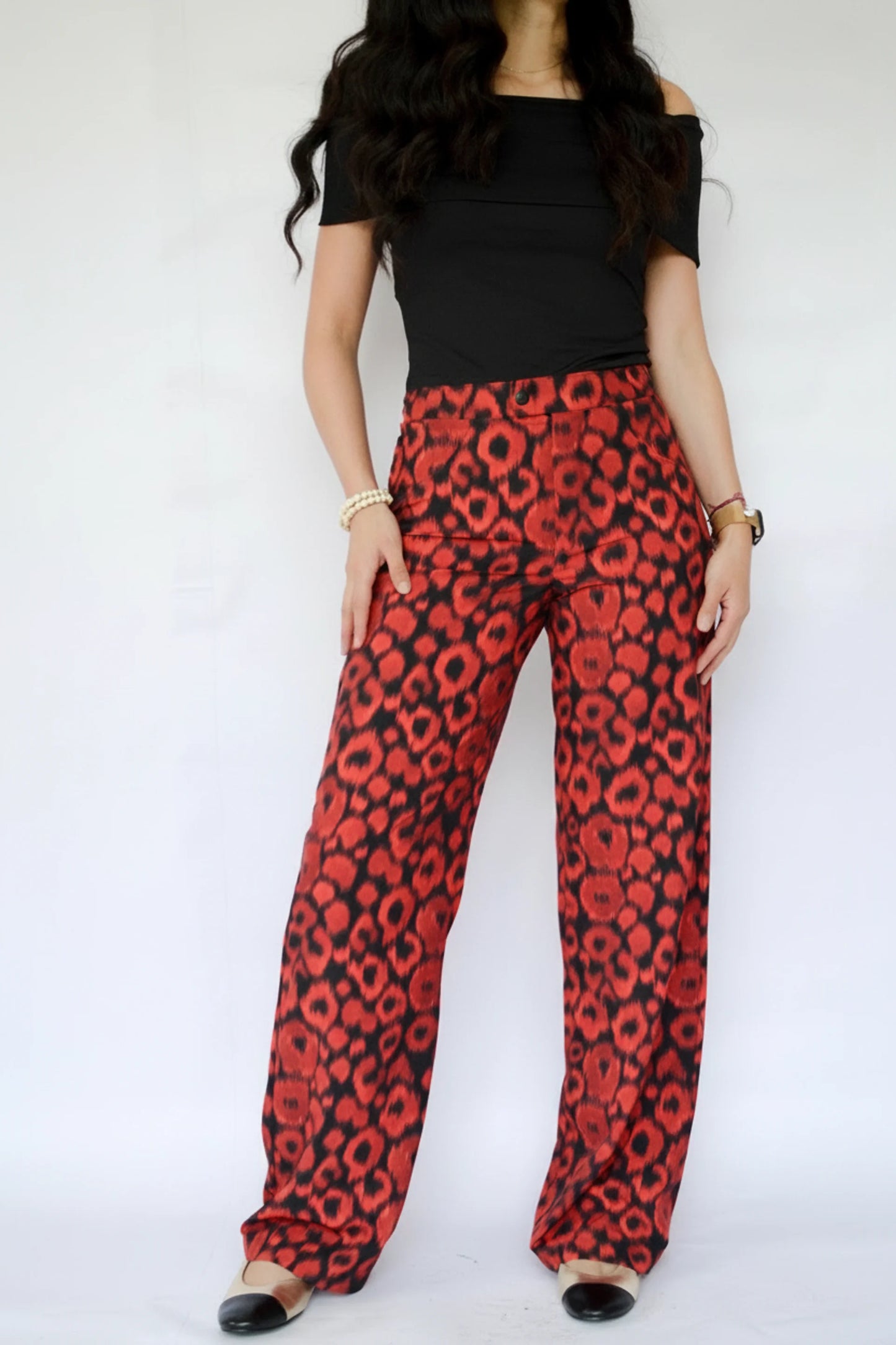 pantalón estampado camote
