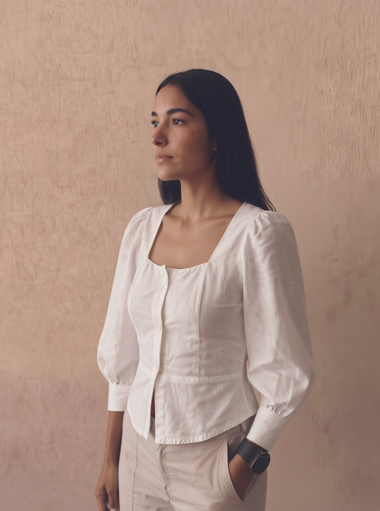Blusa Lume blanca