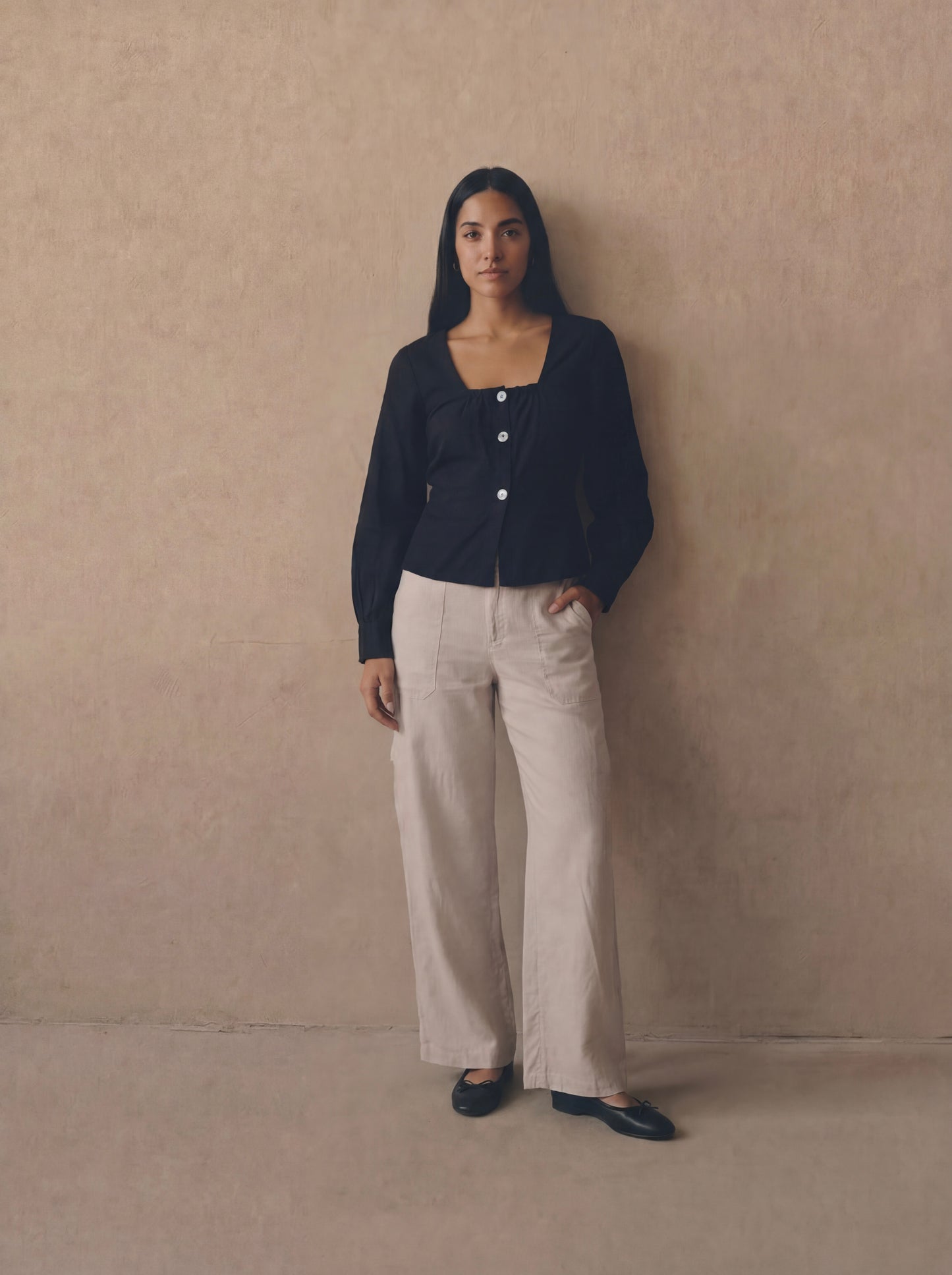 Pantalón cían