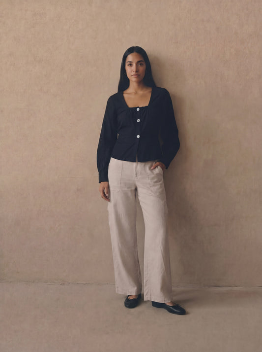 Pantalón cían