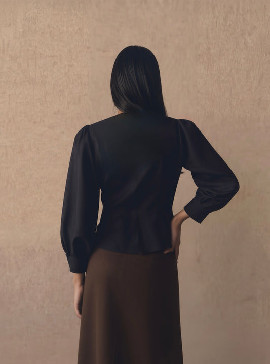 Blusa Lume negra