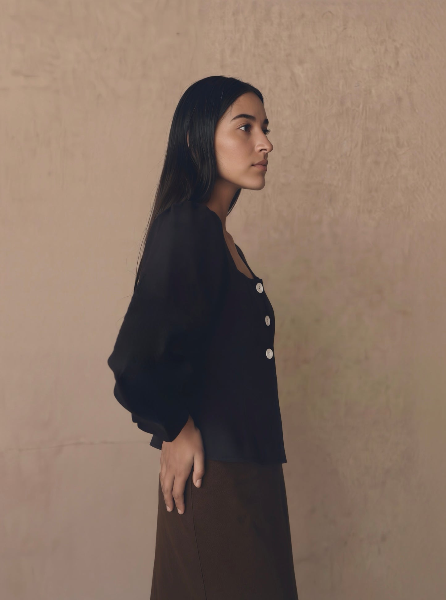 Blusa Lume negra